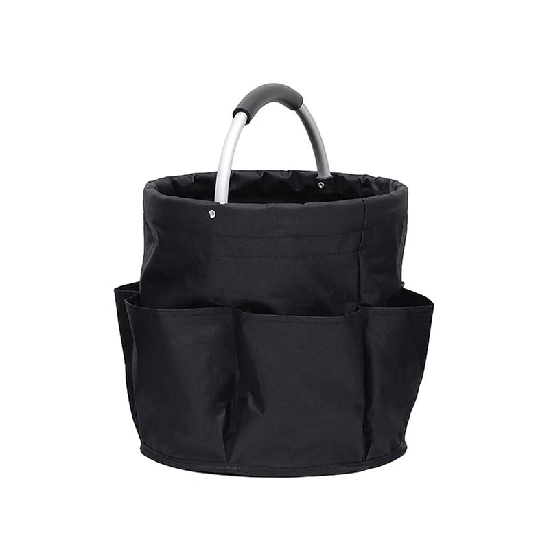 Portable Oxford Cloth Storage Basket Picnic Basket Storage Bag Picnic Bag Wash Storage Swimming Tool Chair Handheld Foldable Storage Basket for Home Travel