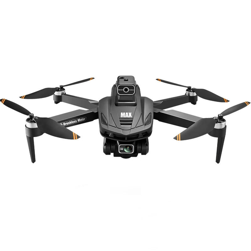 WLRC V168 MAX GPS 5G WiFi FPV with 5.9inch LCD Screen Controller 720P HD Dual Camera Servo Gimbal 360 Intelligent Obstacle Avoidance Optical Flow Hover Brushless Foldable RC Drone Quadcopter RTF