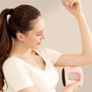 Fascia Massager Ring with Heat Compress 5 Speed Vibrating Massage for Neck Back Waist Leg Portable Handheld Muscle Massage Tool Type-C Fast Charging