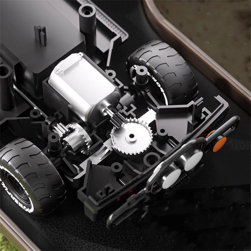 DLK 585-132 RTR 1/24 2.4G 4WD RC Car Sport Mini Bus Drift Off-Road Simulation Camping Van LED Light High Speed Remote Control Racing Micro Vehicles Model Adventure Toys