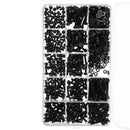 730pcs M3 Carbon Steel Socket Head Cap Screws With Flat Washers Nuts Male Wrench