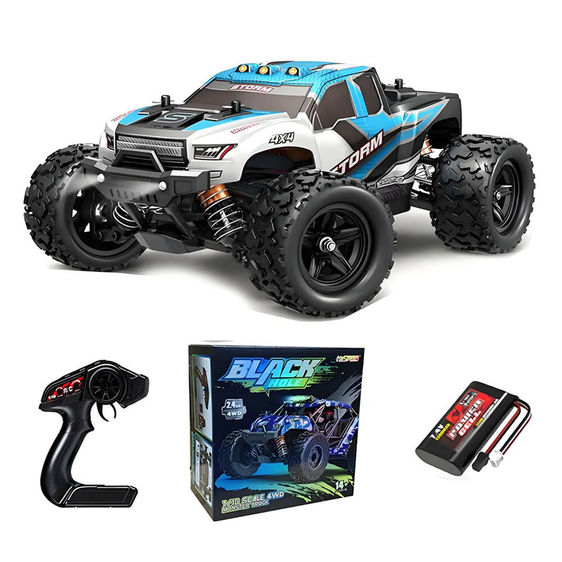 HS 18301/18302/18303/18304 RTR 1/18 2.4G 4WD 36km/h RC Car High Speed Off-Road Truck LED Light Full Proportional Vehicles Models Toys