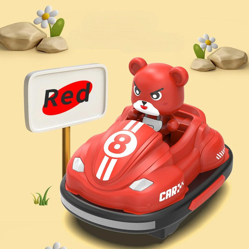 2PCS JJRC Q195 2.4G RC Battle Bumper Cars Amusement Park Arena LED Light Music One Click Vehicles Models Multiplayer Competiton Spin Stunt Toys