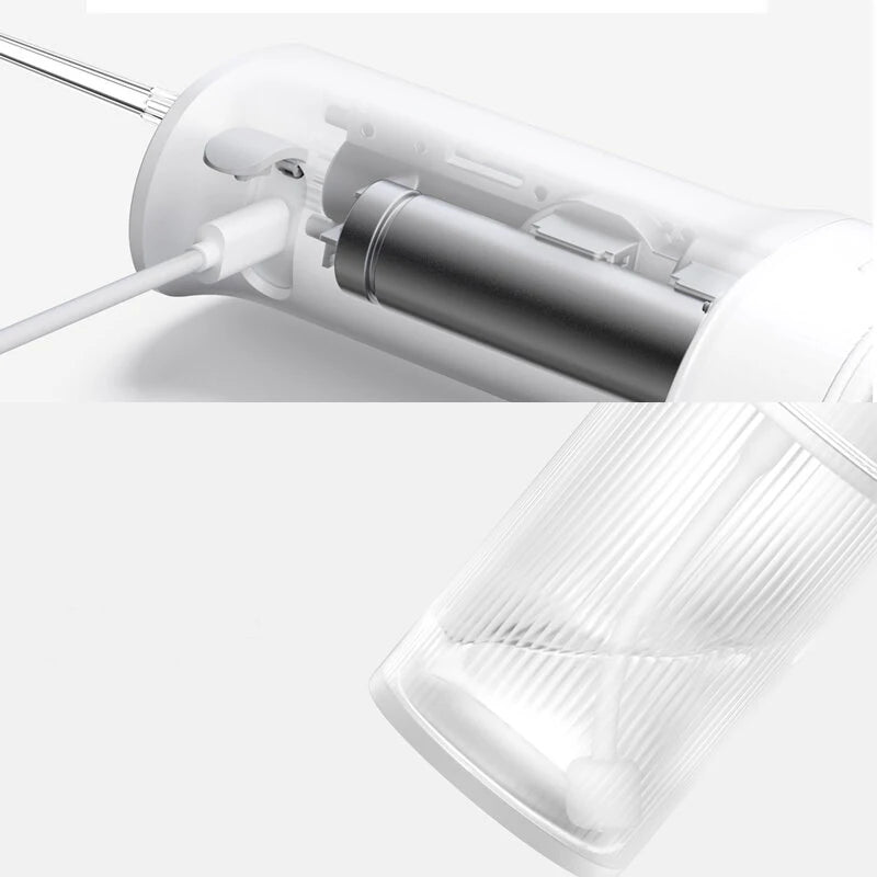 XIAOMI Mijia Electric Water Flosser 2 Microbubble Oral Irrigator With 200ML Water Tank IPX7 Waterproof 3 Modes