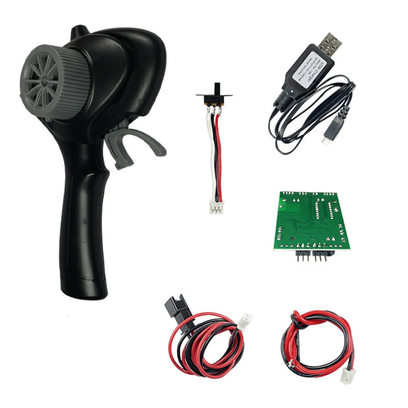 LDRC 1201 P06 1/12 RC Car Spare Transmitter Receiver Board USB Cable Set Drift Vehicles Models Parts Accessories
