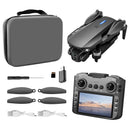 YLR/C E88 GT WiFi FPV with 4.9inch Large LCD Screen Controller HD Dual Camera Optical Flow Positioning Brushless Foldable RC Drone Quadcopter RTF