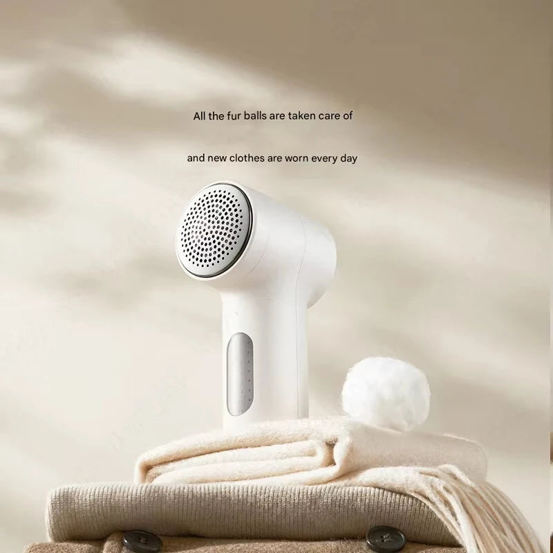 XIAOMI MIJIA Portable Lint Remover Rechargeable Fabric Shaver Strong Suction Upgrade Blade Long Battery Life Clothes Fresh Cleaner