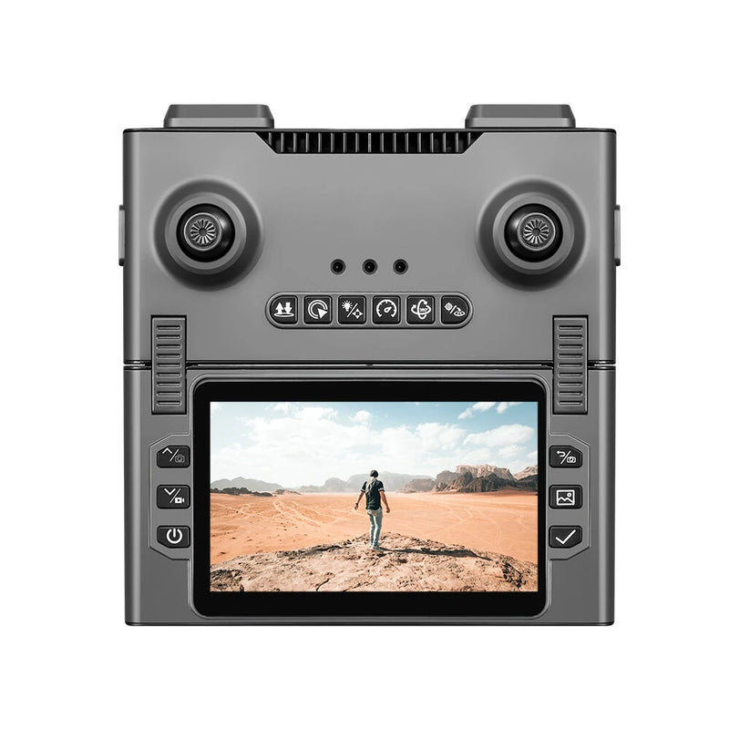 MSRC M66 MAX 5G WiFi FPV with Folded LCD Screen Camera Controller HD Dual Camera Servo Gimbal 360 Obstacle Avoidance Brushless RC Drone Quadcopter RTF