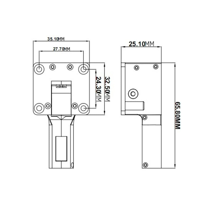 40g Servoless Electric retractable Retractable Landing Gear