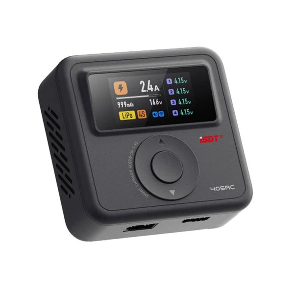 ISDT 405AC 60W 5A Smart Charger XT60 for 1~4S LiFe LiHv LiPo 1~7S Pb 1~12S NiMH/Cd Battery