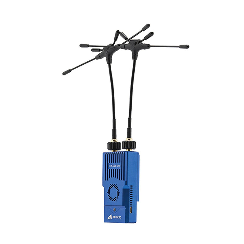 BAYCKRC C3 915Mhz/2.4GHz Dual Band 1W Gemini Transmitter RF Module Dual Antennas with Nano Transmitter Module Adapter for FPV Racing Drone