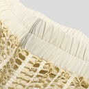 INCERUN Men Pants Fashion Loose Fit Mesh Hollow Out Beach Trousers Summer Comfy Beige Pants