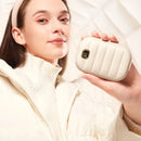 2 In 1 Portable Hand Warmer 4000MAH Double-sided Heating Hand Warmer Mini Heater Hand Warmer Electric Type C Rechargeable