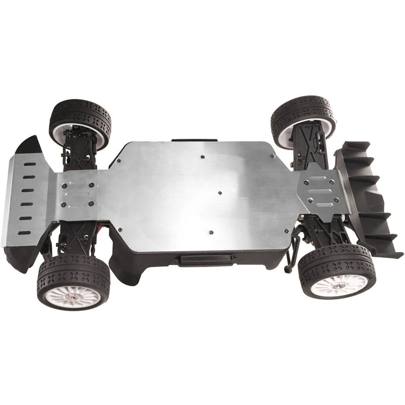 Upgraded Metal Parts For MJX 7303 RC Car 304 Stainless Steel Front and Rear Bumper Guards/Chassis Guards Vehicle Models Accessories