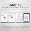 CKGO-A5 AI Smart Sleep Eyemask Headphones APP Control with Bluetooth Biometric Sleep Tracking White Noise Full Blackout Design