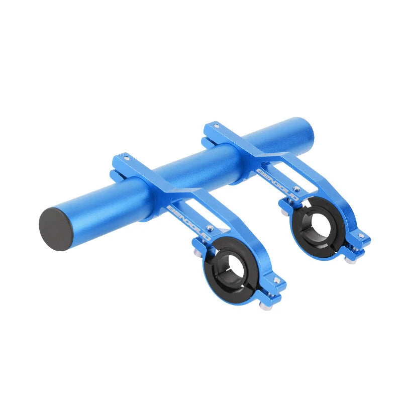 BENGGUO Detachable Bike Extended Bracket Aluminum Alloy Firmly Waterproof Rust-proof Lightweight Double Bars Suit for 20-30mm Handlebar