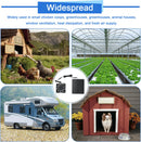 10W Photovoltaic Solar Panel High Speed Waterproof Exhaust Fan With Protective Net Suitable for Chicken Coop and Dog Kennel Shed