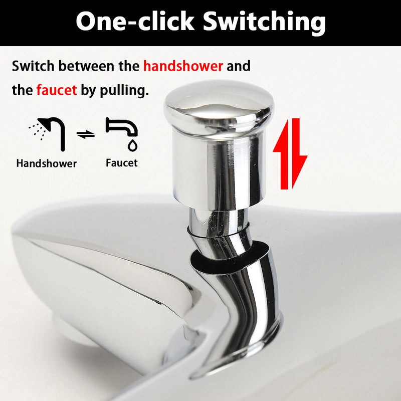 Bathroom Brass Chrome Thermostatic Shower Faucet Mixer Value Dual Handle Bathtub Shower Faucet Cold /Hot Wall Mounted