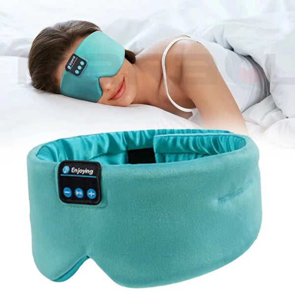 KALOAD Bluetooth Wireless Headphones Sleep Mask Adjustable Music Multifunctional Soft  Eyeshade for Travel Night Sleeping
