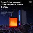 WEST BIKING 270 Curved Bicycle Taillights 8 Lighting Modes IP65 Waterproof Type-C Charging Warning Bike Rear Light for Night Riding Safety