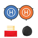 BRDRC 40CM Landing Pad with Fixing Nails Double Sided Waterproof Parking Apron for DJI AIR 3 / Mavic 3 Pro / Mini 3 / Avata / FIMI X8 MINI V2 Drone