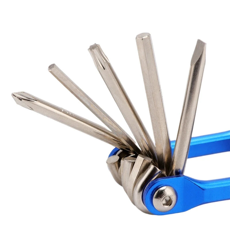 XANES 11 in 1 Portable Multifunctional Bike Repair Tool Kit for Outdoor Bicycle Cycling Repair Tool