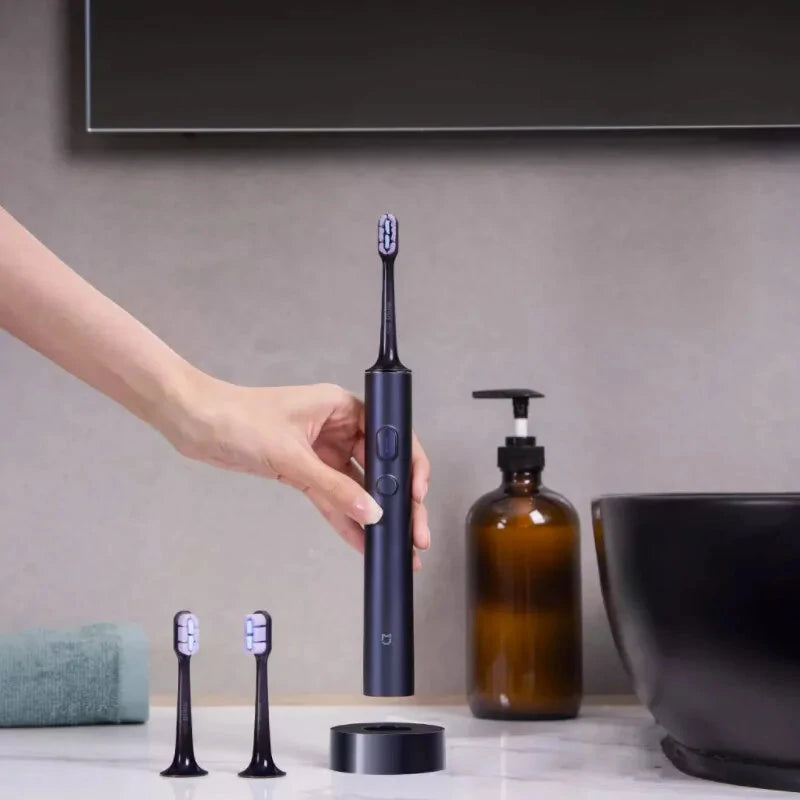 Xiaomi Mijia T700 Sonic Electric Toothbrush with Smart LED Screen Wireless Fast Charging High-Quality DuPont Bristles IPX7 Waterproof App Support for Modern Oral Care Experience