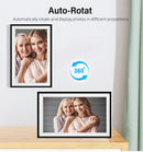 Frameo 15.6 Inch HD Touch Screen Digital Touch Screen Photo Frame 1920x1080P IPS High Definition Dispaly Electronic Photo Frame with 32GB Memory Auto-Rotate Portrait and Landscape