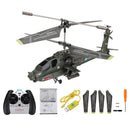 SYMA S109G 3.5CH Beast RC Helicopter RTF AH-64 Military Model Kids Toy