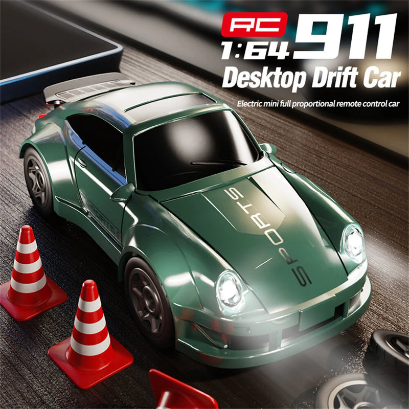 SMRC K14 RTR 1/64 2.4G 4WD Drift RC Car Mini Race LED Light Radio Control High-Speed Motor Full Proportional On-Road Racing Vehicle Model Boys Gifts Desktop Micro Toys