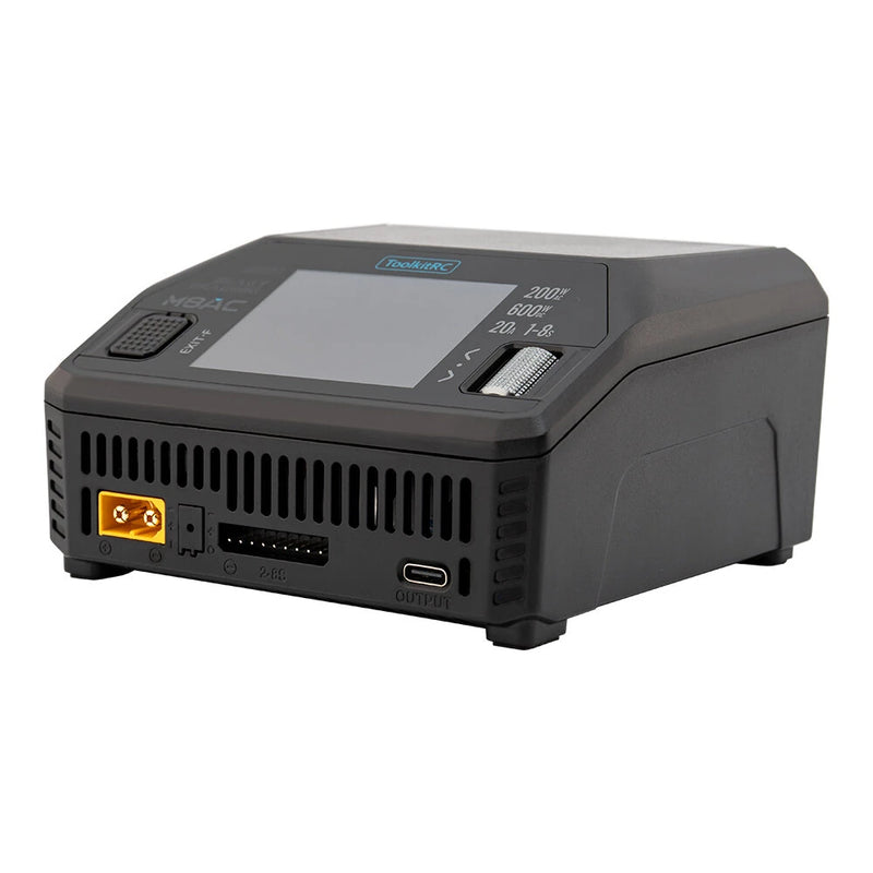 ToolkitRC M8AC AC 200W DC 600W 65W  IPS 2.4 Inch LCD Screen Chargerfor 1-8S LiPo LiHV LiFe Lilon LTO 1-12S Pb 1-20S NiMH Battery