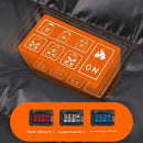 TENGOO 17 Zones Heated Vest USB Charging Winter Warm Down Sleeveless Jacket Outdoor Thermal Clothing Top for Men Women