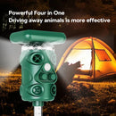 1200mAh Ultrasonic Solar Powered Outdoor Rat Bird Repellent LED Strobe Ultrasonic Outdoor Mouse and Bird Repellent Solar / USB Dual Power Supply