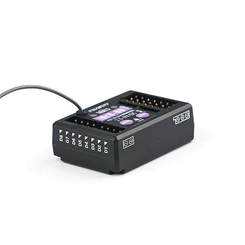Flysky INr8-8D 2.4GHz 8CH AFHDS 3 Waterproof RC Receiver Integrated Lighting Control Compatible with NB4 NB4+ NB4PRO NB4 PRO+ Transmitter for RC Airplane Car Crawler Truck Racing Buggy