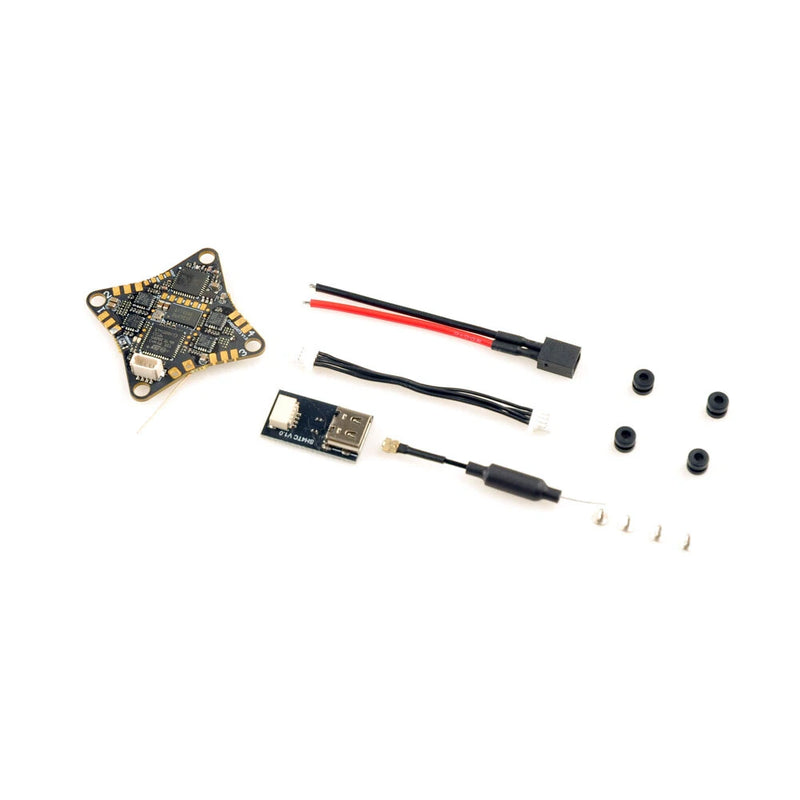 Happymodel CrazyG473 V1.0 AIO 5IN1 Flight Controller Built-in 1S 5A ESC UART ELRS and 5.8G Openvtx for 65mm 1S Micro RC Whoops FPV Racing Drones