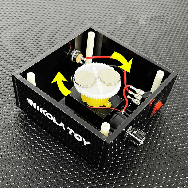 NIKOLATOY Tesla Columbus Egg Electromagnetic Backset Current Model Creative Desktop Ornaments Standing Physics Experiment Science Education Discovery Toys Kids Children Gifts