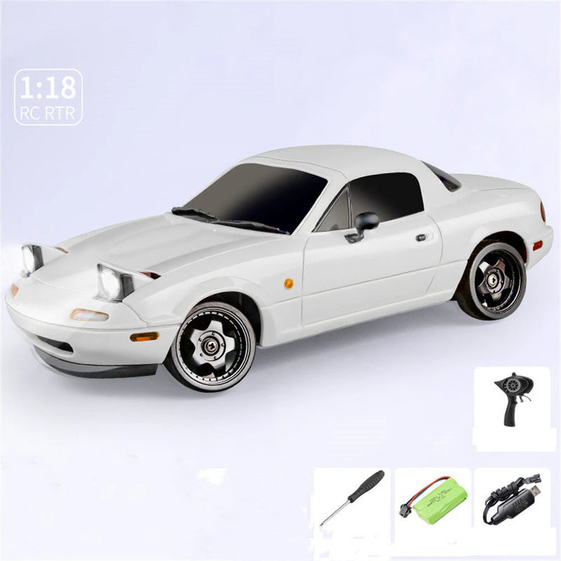 LDRC A04 RTR 1/18 2.4G RWD RC Car Drift for Mazda MX-5 LED Light On-Road Full Proportional Racing Vehicles Models Toys Standard Version