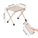 IPRee Outdoor Portable Folding Stool Oxford Cloth Folding Stool Nonslip Camping Stool Chair Waterproof Fishing Chair Picnic Seat Tools