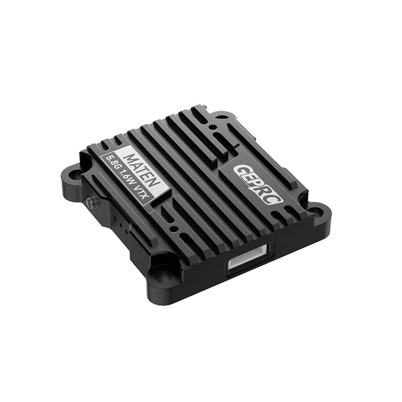 GEPRC MATEN 5.8GHz VTX - 1600mW MAX Power | 72CH Pit Mode | w/Mic | Long Range FPV Transmitter for RC Drone