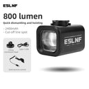 ESLNF Bicycle Light Electric Horn Remote Control 800 High Lumes Mountable 2400mAh Rechargeable Waterproof Road MTB Headlight