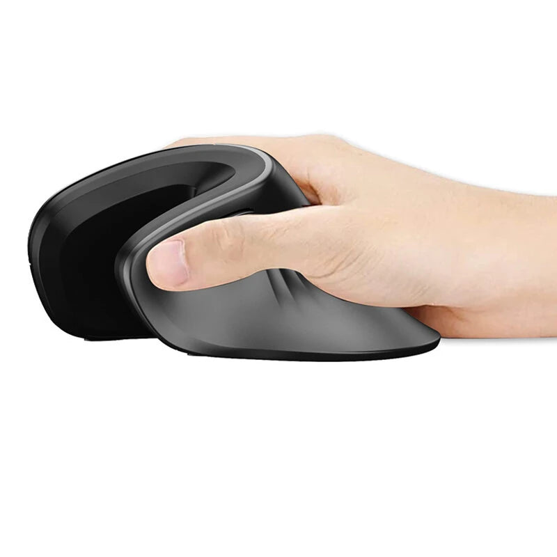 HXSJ T27 2.4G Wireless Vertical Gaming Mouse 1200/2400/3200DPI 6-Key Ergonomic Mice for Office Working