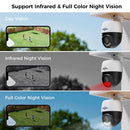 Hiseeu 5MP/8MP/12MP PoE IP Camera Human Vehicle Detect Two Way Audio Color Night Vision IP67 Waterproof Sound Light Alert Security CCTV Cameras