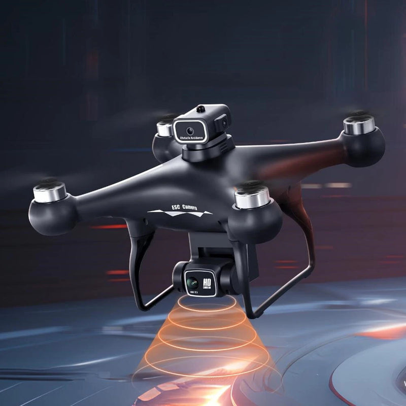 YLR/C S116 MAX WiFi FPV with LCD Screen Controller HD Dual Camera Servo Gimbal 360 Obstacle Avoidance Optical Flow Positioning Brushless RC Drone Quadcopter RTF