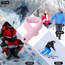 TENGOO 3 Gears Electric Heating Scarf for Men's and Women's Adjustable USB Rechargeable Winter Warm Neck Plush Collar Scarf Intelligent Hot Pack Cervical Spine Scarf
