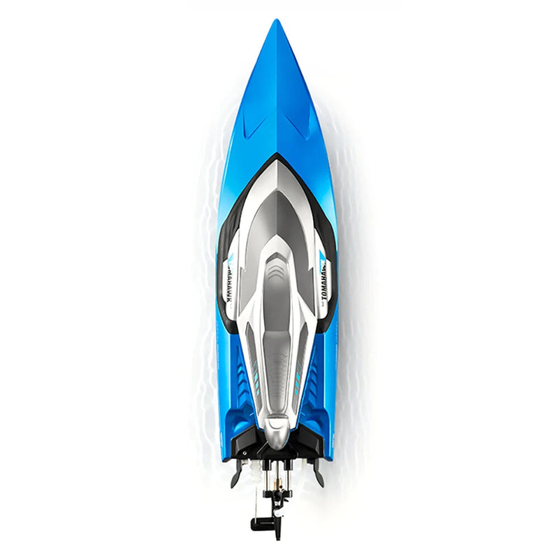 4DRC S2 2.4G RC Boat Fast High Speed Waterproof Capsize Reset Model LED Light Remote Control Toys RTR Pools Lakes Racing Kids Children Gift