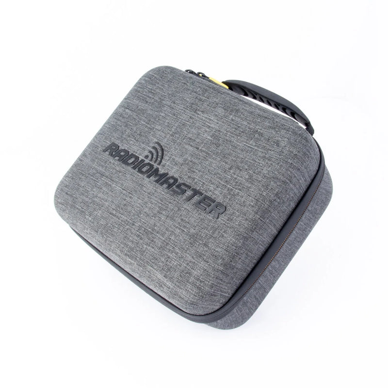 RadioMaster Radio Transmitter Medium Fabric EVA Hard Zipper Handbag Carrying Protection Case for TX16S Transmitter with Folding Handle