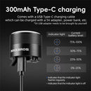 ROCKBROS Q1 MAX RGB Bicycle Taillight Vibration Sensor Smart Brake Sensing USB Charging Light Sensing Bike Rear Lights for Mountain Road Night Riding