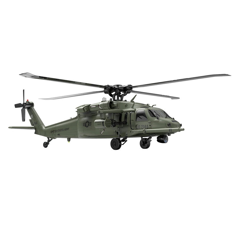 Eachine E200S UH-60 2.4G 6CH 3D 6-Axis Gyro Dual Brushless Motor 1:47 Scale Flybarless RC Helicopter BNF / RTF
