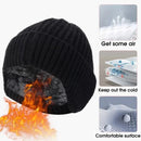 XANES Winter Bike Knitted Hat Outdoor Plush Warmth Cap Peaked Earmuff Fashion Casual Faux Fur Lined Bomber Hats Cycling Ear Protection