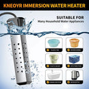 2000W 220V Floating Bucket Heater Immersion Water Heater with Thermostat Electric Water Heater High Power Water Heater